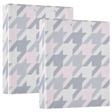 Imagem de Fichários de 3 anéis rosa pastel macio de 3 cm comporta 200 folhas, lindo anel floral, redondo, fichário, 31,5 x 27 x 6 cm, 1 pacote