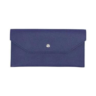 Imagem de Carteira De Couro Reutilizável Para Mulheres Com Clipe Para Dinheiro E