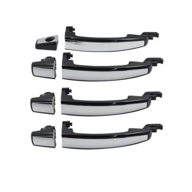 Imagem de Compatível para Chevrolet CRUZE 2011 2012 2013 2014 2015 8PCS MAÇANETA DA PORTA DO CARRO 20827614 25936893