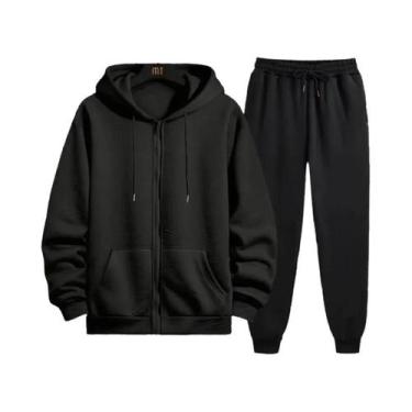 Imagem de Conjunto De Moletom Com Capuz E Calças De Alta Qualidade Para Homens, 
