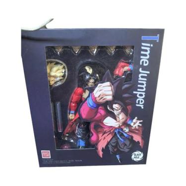 Imagem de Super Saiyan 4 Goku Dragon Ball SHF Brinquedos Black Hole Acme Power S