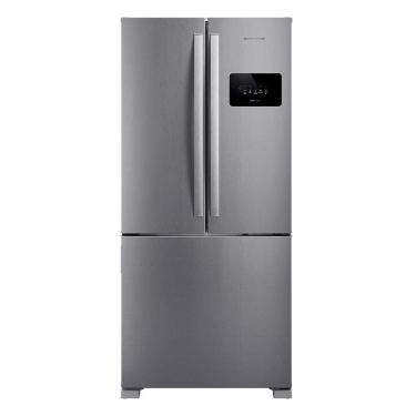 Imagem de Geladeira Brastemp Frost Free French Door BRO85MK, Cor Inox - 220V