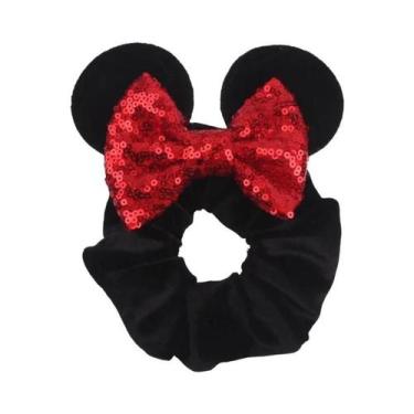 Imagem de Tiara Elegante Da Disney Mickey Para Mulheres Com Laço De Lantejoulas 