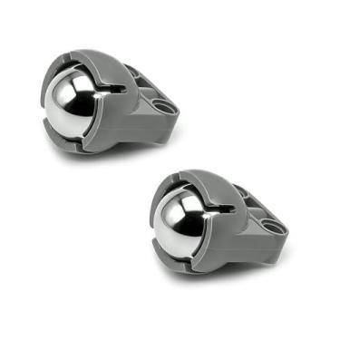 Imagem de 2pcs New Light Grey Universal Wheel Compatible with Lego 92911 bb607 Suspension & Drivetrain Robot Motor Robotics Advanced Building mindstorms EV3 NXT Part 6023956 4610380 99948