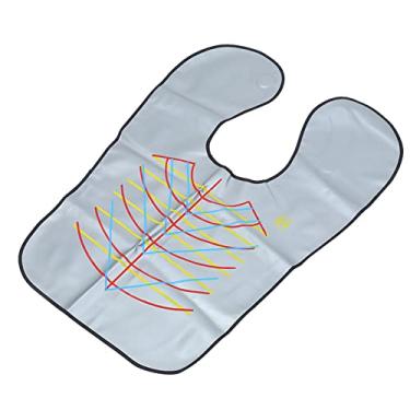 Imagem de Yinhing Cabeleireiro Adulto Xale Barbearia Salão de Cabeleireiro Xale Capa Envoltório Profissional Respirável Não Pegajoso Capa de Corte para Corte de Cabelo Tintura de (Curto 11,4-19,6 pol.)