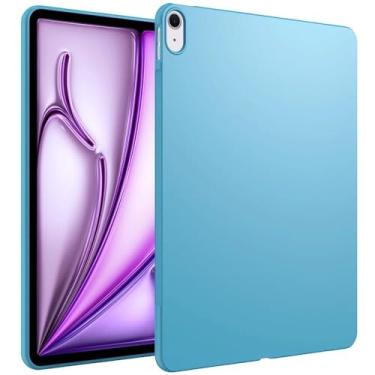 Imagem de GUNPRIO Capa azul para iPad Air 33.0 cm (M3/M2) 2025/2024, ultrafina, macia, flexível TPU