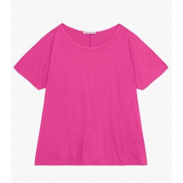 Imagem de Blusa Manga Curta Feminina Plus Size Secret Glam Rosa, Plus G2, Rosa