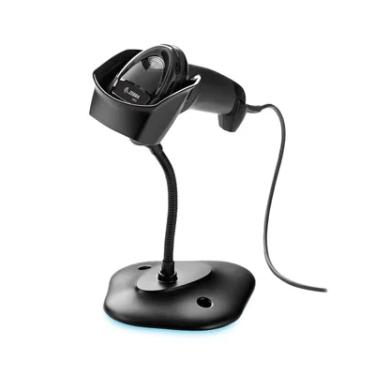 Imagem de Leitor Código De Barras Zebra Imager 2D Ds2208, Com Suporte, Preto