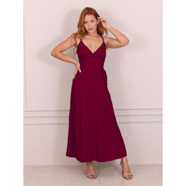 Imagem de Vestido Longo de Festa com Laço Ves001 Elegante Confortável e Atempora