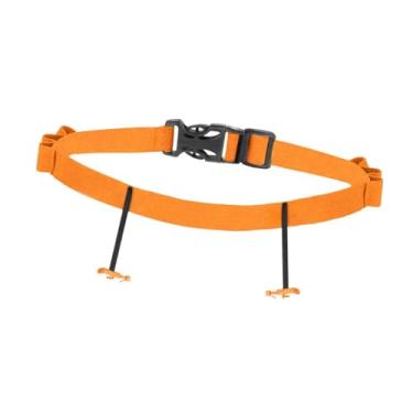 Imagem de Dynwave Cinto para número de corrida de triatlo, acessório essencial para homens e mulheres, fácil de instalar, versátil, portátil e de alta, Laranja