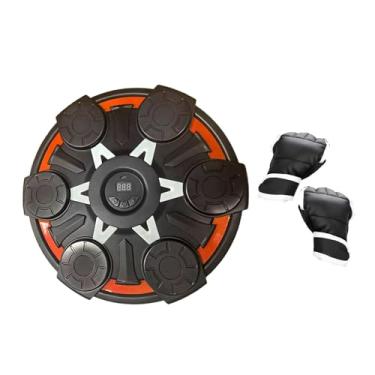 Imagem de Vaveren Máquina de boxe com almofada de socos musical, equipamento de exercício doméstico para montagem na parede, alvo de boxe para academia.