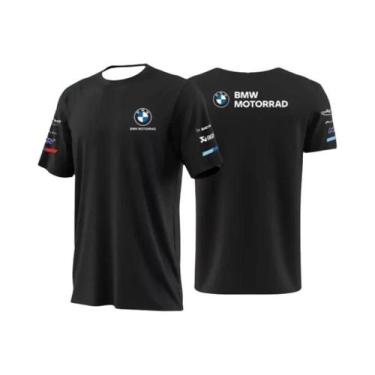 Imagem de Camiseta Masculina De Verão BMW Manga Curta Moda Casual Esportiva Corr