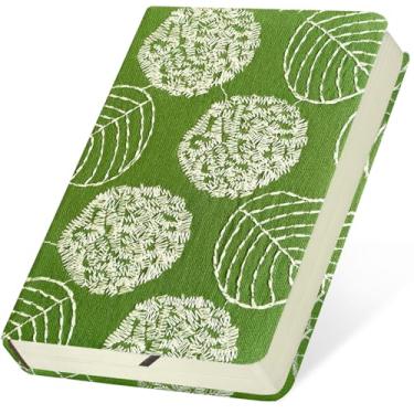Imagem de ipoul Mini caderno bordado para meninas, diário de capa dura de tecido pequeno, A6, 264 páginas, caderno forrado 10 x 15 cm e caderno de desenho sem forro, diário fofo, bloco de notas de bolso, diário