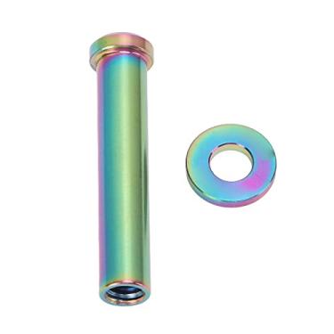 Imagem de SPYMINNPOO Liga de Titânio Bicicleta de Estrada C Braçadeira Fixa Porcas Premium Resistência à Ferrugem Leve 1.57 "para Fixação de Braçadeira de Estrada (Cor)