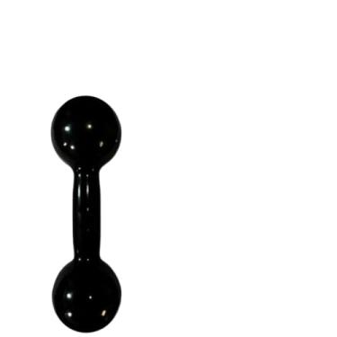 Imagem de Halteres Emborrachados - Conjunto de Ferro Fundido com Revestimento Antiderrapante, Ideal para Musculação, Treino em Casa e Academia