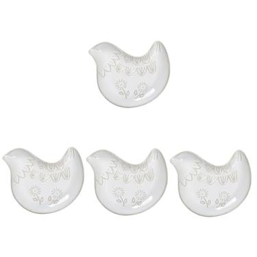 Imagem de 4 peças prato de pombo pratos de jantar de natal prato de bolinho em formato de animal pratos de sobremesa pratos de almoço pratos de sashimi pratos de queijo sushi cerâmica francesa prato de comida b