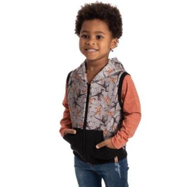 Imagem de Colete de Moletom com Zíper e Capuz - Patota Toda-Masculino