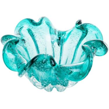 Imagem de Centro de Mesa Decorativo de Vidro Murano Italy Tiffany 24x11cm Lyor