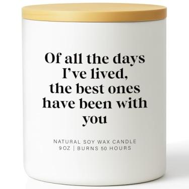 Imagem de Presentes para ele, casal, vela de dia dos namorados, presente romântico para namorada, namorado, esposa, marido, aniversário e relacionamento de longo prazo, ideias de presente de amor para mulheres