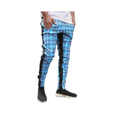 Imagem de Calças Jogger Masculinas Pretas Justas, Roupas Casuais Para Esportes, 
