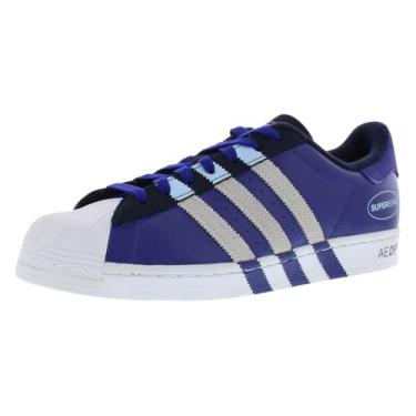 Imagem de adidas Tênis masculino Originals Superstar, Legacy Indigo/Cloud White/Legend Ink, 41