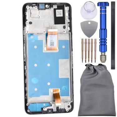 Imagem de Digitalizador de tela sensível ao toque com moldura para Honor X7a Preto 6,75