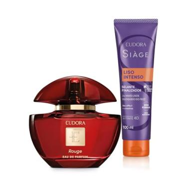Imagem de Combo Eudora Rouge Eau de Parfum 75ml + Leave-In Capilar Siàge Liso Intenso 100ml