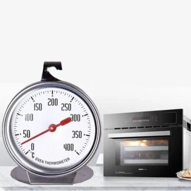 Imagem de Termômetro De Forno Em Aço Inoxidável Com Grande Mostrador 0-400 Celsi