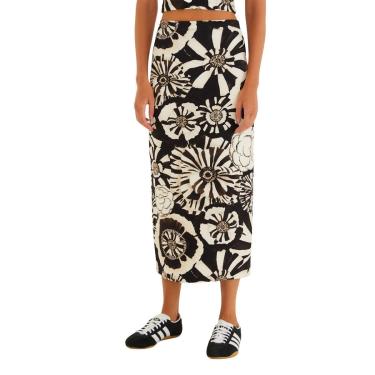 Imagem de Saia Midi Farm Rio Flora-Feminino