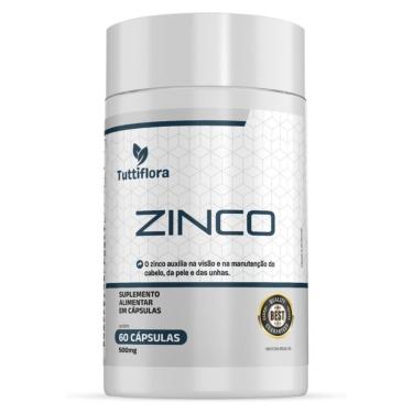 Imagem de Zinco 60 Cápsulas 500mg Tuttiflora-Unissex