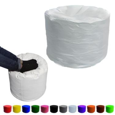Imagem de Puff Apoio De Pés Peseira Descanso Ergonômico Com Enchimento - Mercadã