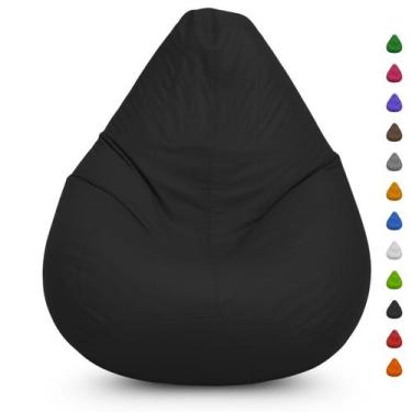 Imagem de Puff Pera Redondo Gigante Vazio Almofadão p/ Sala - Mercadão dos Puffs