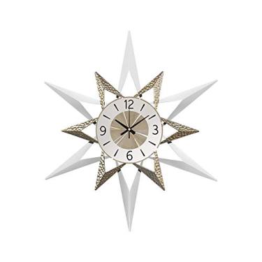 Imagem de Relógio mudo relógio de parede design moderno sala de estar casa moda relógio de quartzo decorativo relógio grande na parede