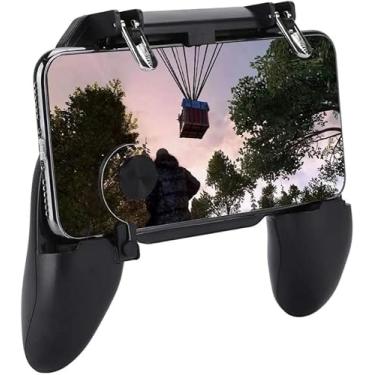 Imagem de Suporte Gamepad com Gatilhos L1 R1 W11+ para Celular – Controle Joystick Mobile para PUBG, Free Fire, Design Ergonômico e Portátil