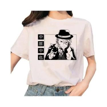 Imagem de Camiseta Casual De Anime Bungou Stray Dogs Para Mulheres, Estilo Haraj