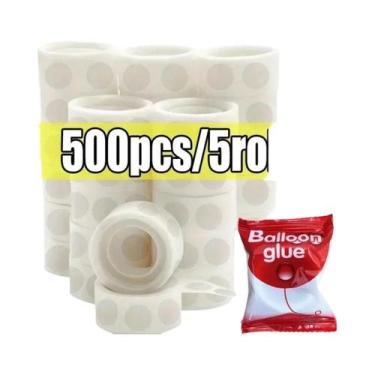 Imagem de Fita Adesiva Transparente Dupla Face Para Balões, Pontos De Cola Adesi