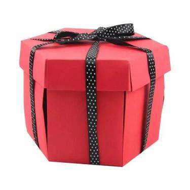 Imagem de Álbum De Fotos DIY Hexagonal, Caixa De Scrapbook, Presente De Memórias