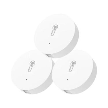 Imagem de Sensor De Temperatura E Umidade Haozee Zigbee 3.0 Controlado Pelo APP 