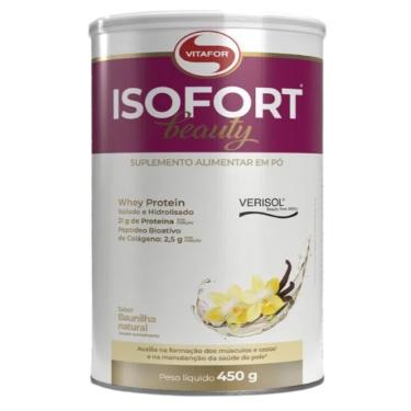 Imagem de Isofort Beauty Whey Protein Baunilha Vitafor 450g