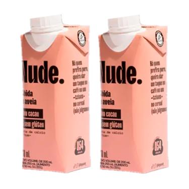 Imagem de Kit 2X: Leite Vegetal de Aveia To Go Sabor Cacau Nude 250ml