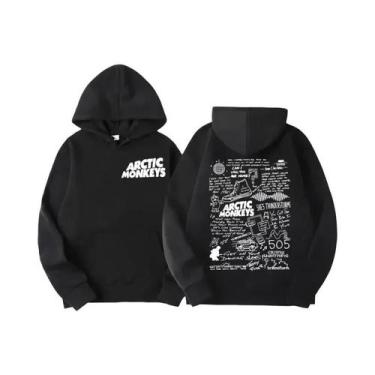 Imagem de Moletom Masculino Retro Rock Arctic Monkeys Com Capuz, Estampa De Álbu