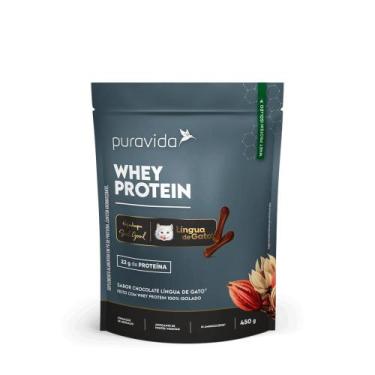 Imagem de Whey Protein Língua de Gato Puravida -450g