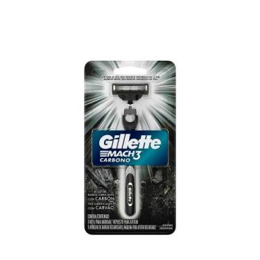 Imagem de Aparelho de Barbear Mach3 com 1 Refil Carbono Gillette