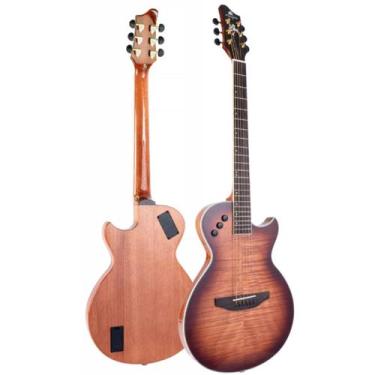 Imagem de Violão Eletroacústico Marquês VA-09SBEQ Flat Anatômico Mahogany