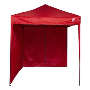 Imagem de Gazebo Articulado 2x2 Aluminizado Praia E Campo 2 Paredes em Poliéster