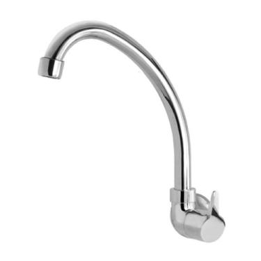 Imagem de Torneira de Parede p/Cozinha Bica Móvel Easy Cromado Romar - ROMAR MET
