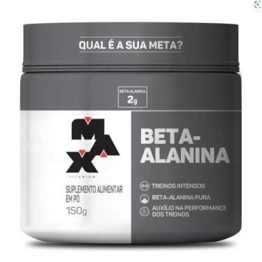 Imagem de Beta-Alanina Pura 150g - Max Titanium, NATURAL