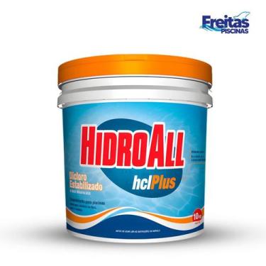 Imagem de Balde hcl plus para manutenção e limpeza piscina 10 kg - Hidroall