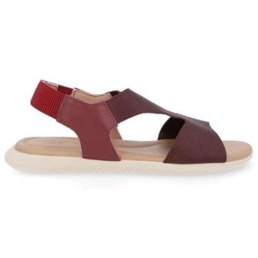 Imagem de Sandália Usaflex Rasteira Tecido Elastano com Tira Elástica-Feminino