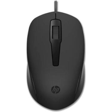 Imagem de Mouse HP 150, 1600 DPI, Dongle USB-A, Preto - 240J6AA-Unissex